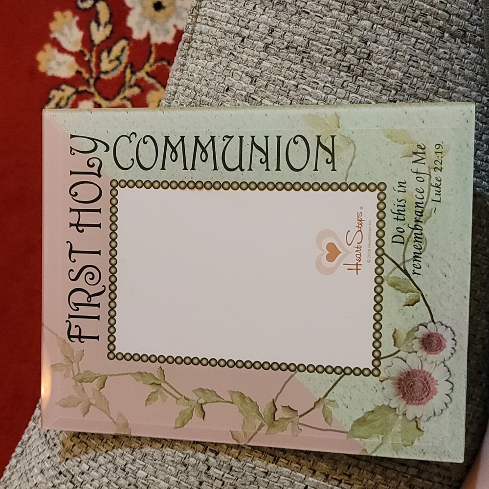 Glass Frame First Holy Communion